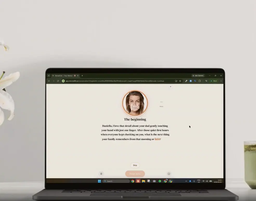 StoriedLife app preview